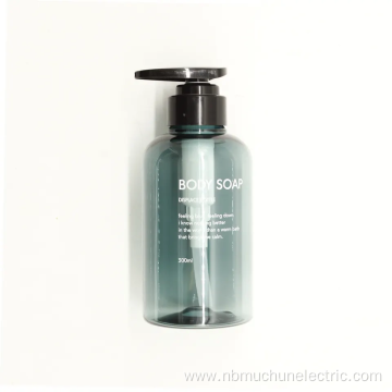 Custom plastic shampoo bottles with pump